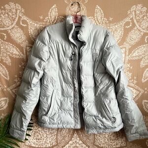 The North Face Goose Down Grey Puffer Jacket